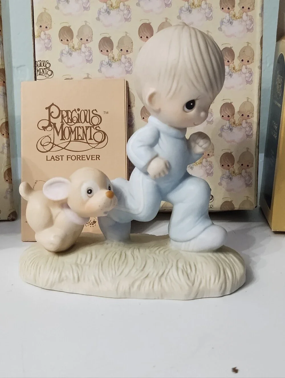 Precious Moments Figurines, Johnathan And David # E 0526 & # E 3112 & E 0514